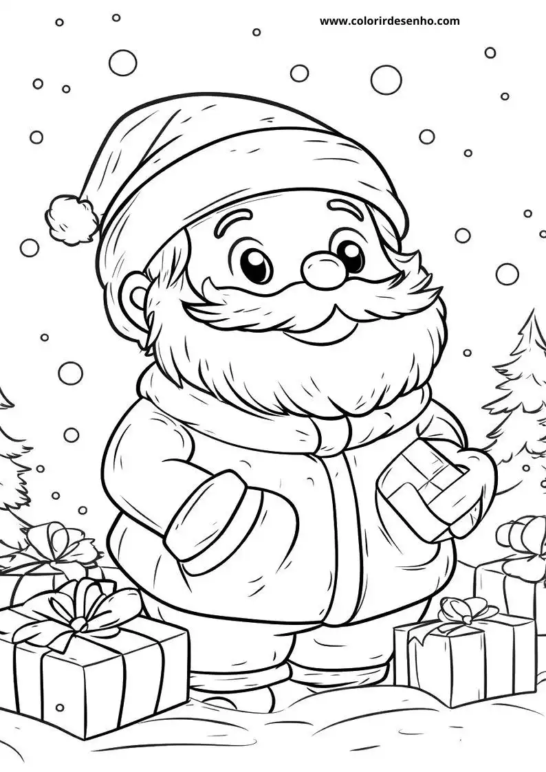 Free Printable Christmas Coloring Sheets 1