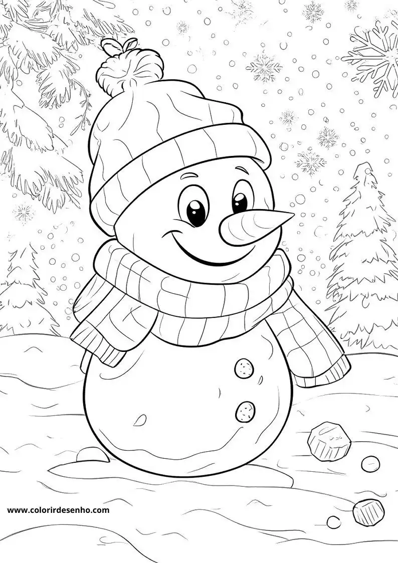 Free Printable Christmas Coloring Sheets 3