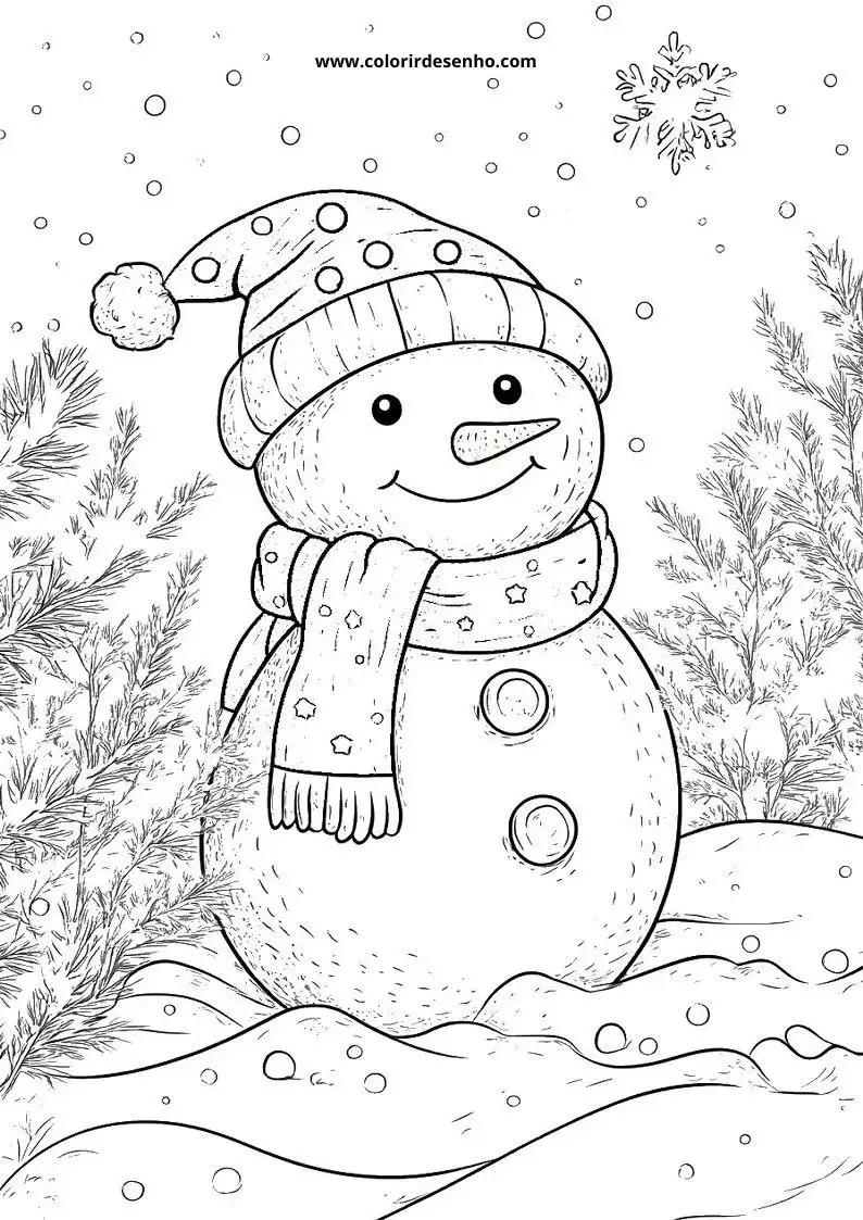 Free Printable Christmas Coloring Sheets 4