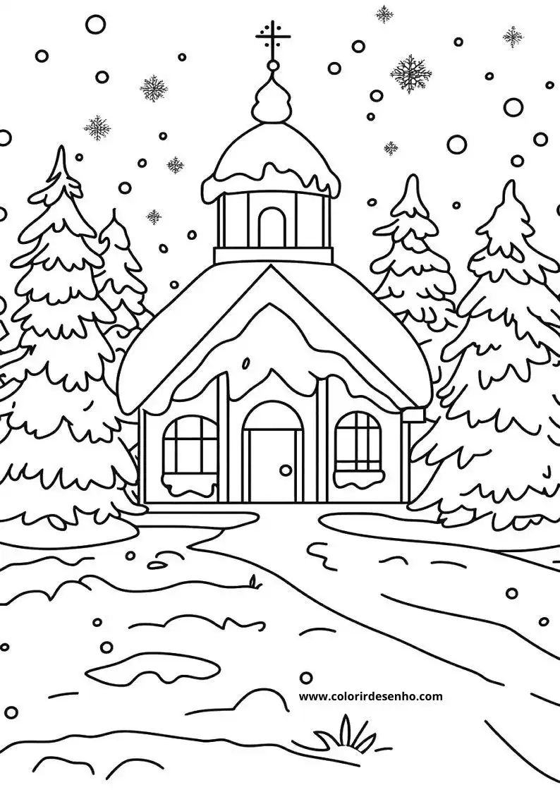 Free Printable Christmas Coloring Sheets 5