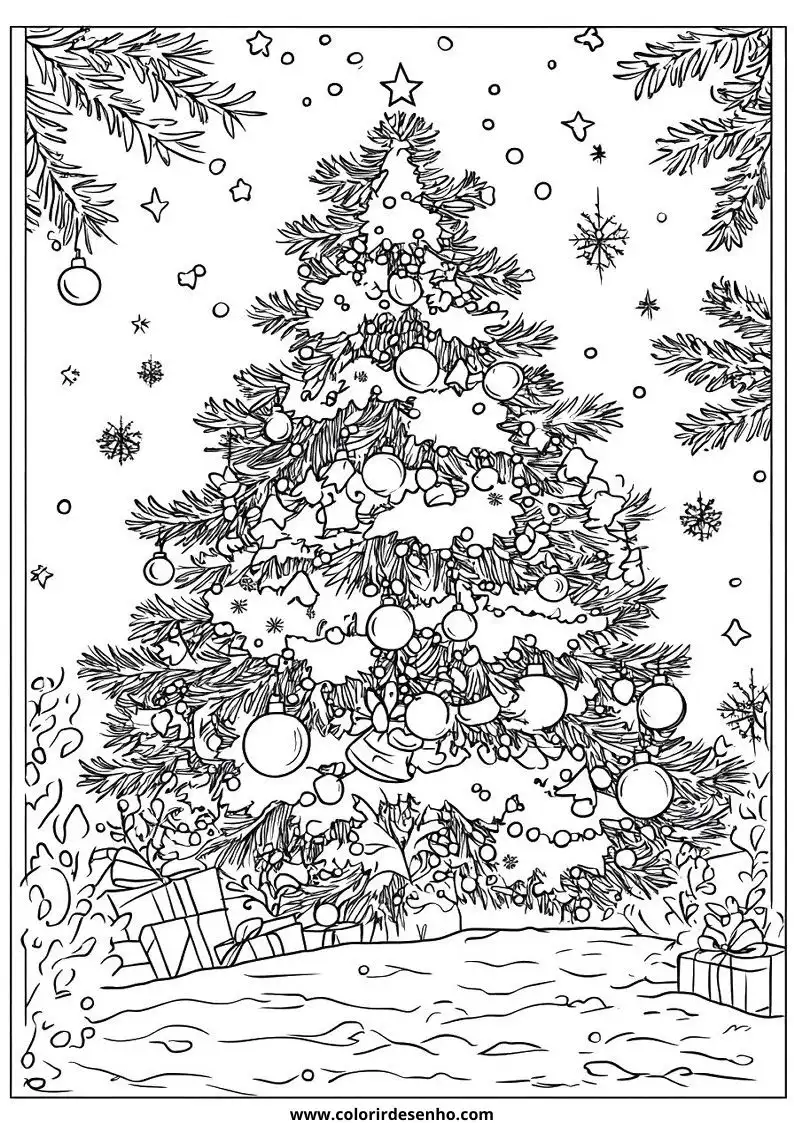 Free Printable Christmas Coloring Sheets 7
