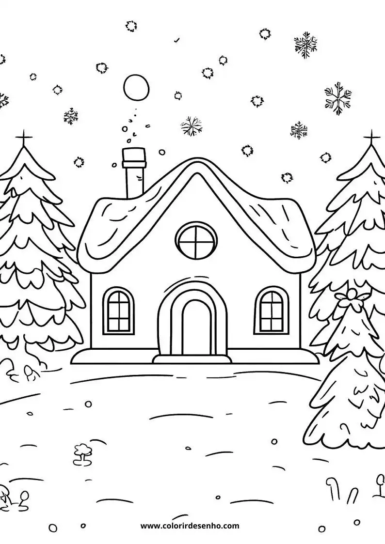 Free Printable Christmas Coloring Sheets 9