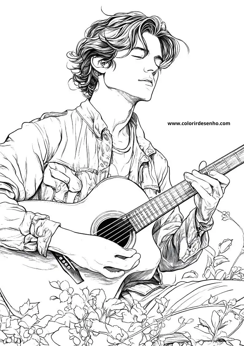 Free Printable Country Music Coloring Sheets 2