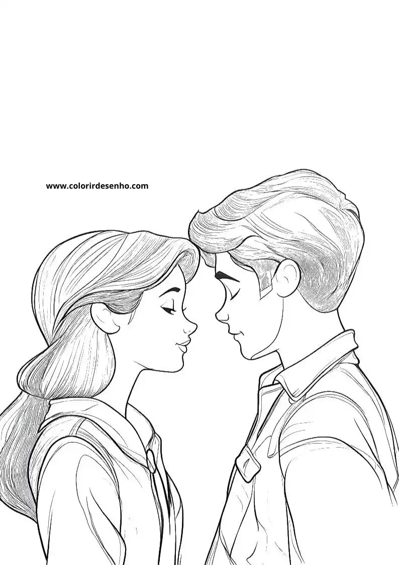Free Printable Couples Coloring Pages in PDF 7