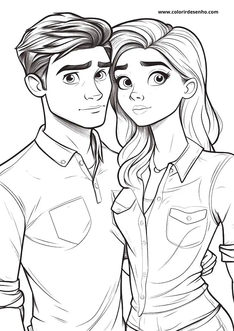 Free Printable Couples Coloring Sheets 3
