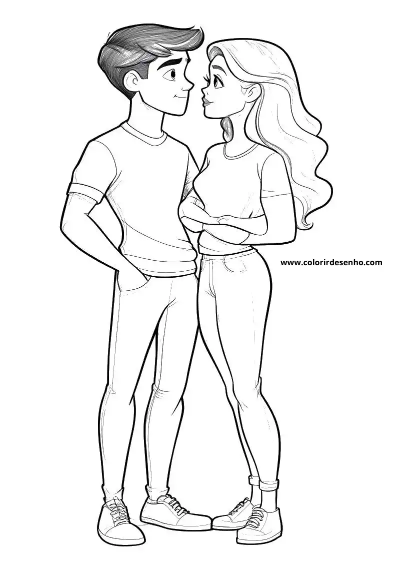 Free Printable Couples Coloring Sheets 4
