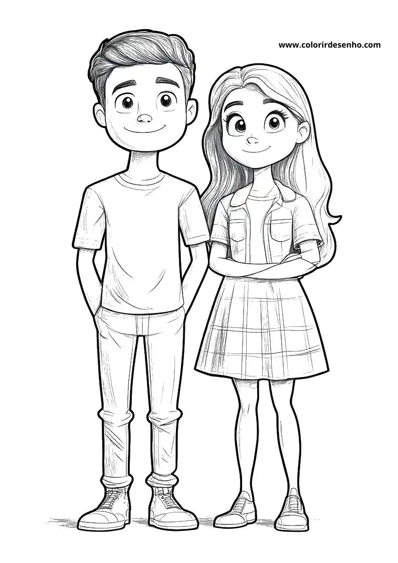 Free Printable Couples Coloring Sheets 5