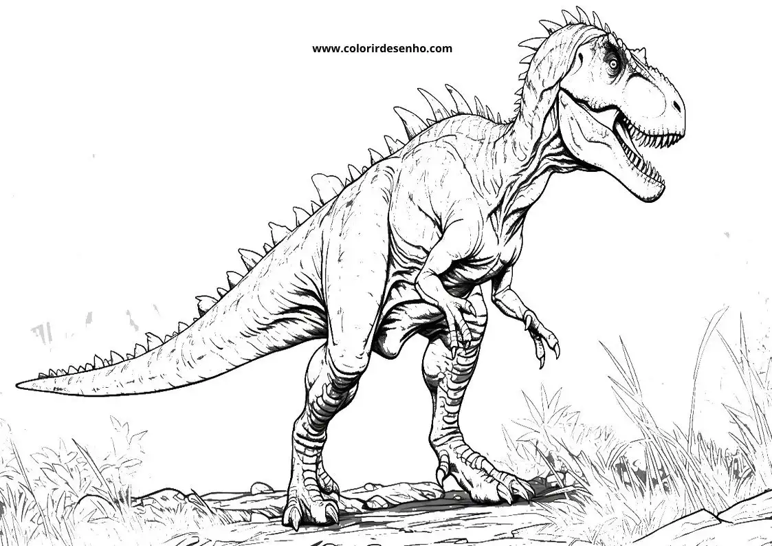 Free Printable Dinosaur Coloring Sheets 2