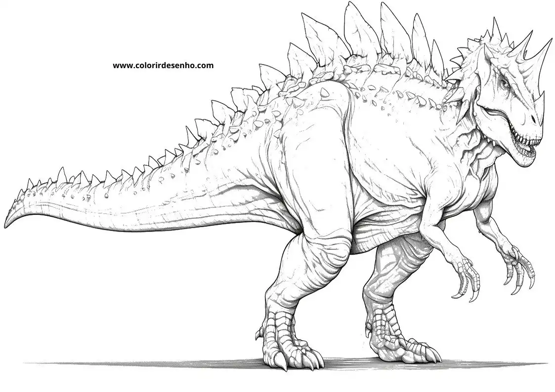Free Printable Dinosaur Coloring Sheets 5