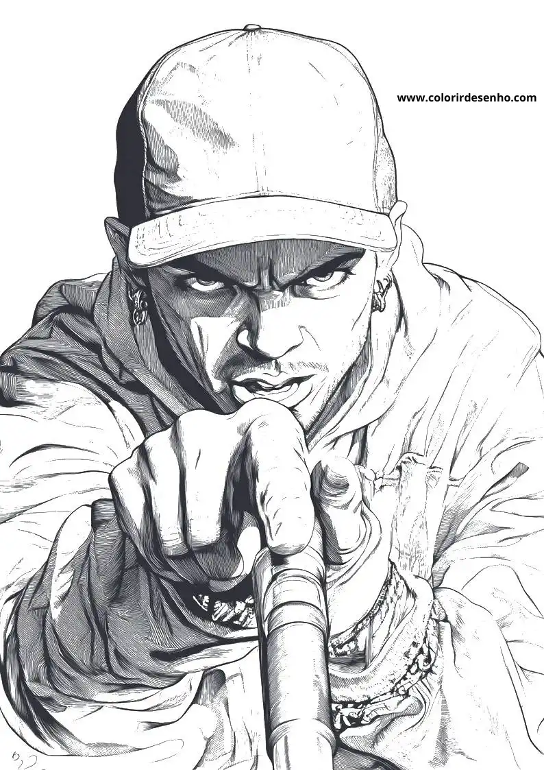 Free Printable Hip Hop Coloring Pages in PDF 14