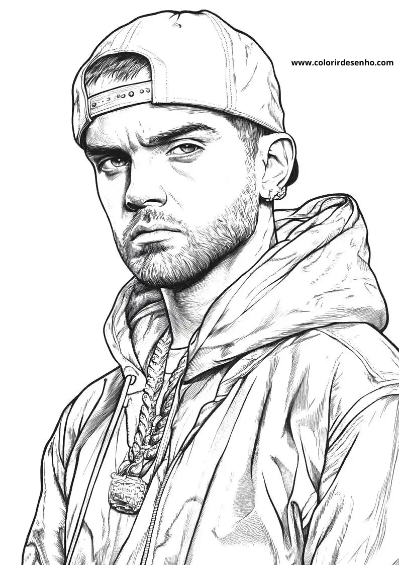 Free Printable Hip Hop Coloring Pages in PDF 18