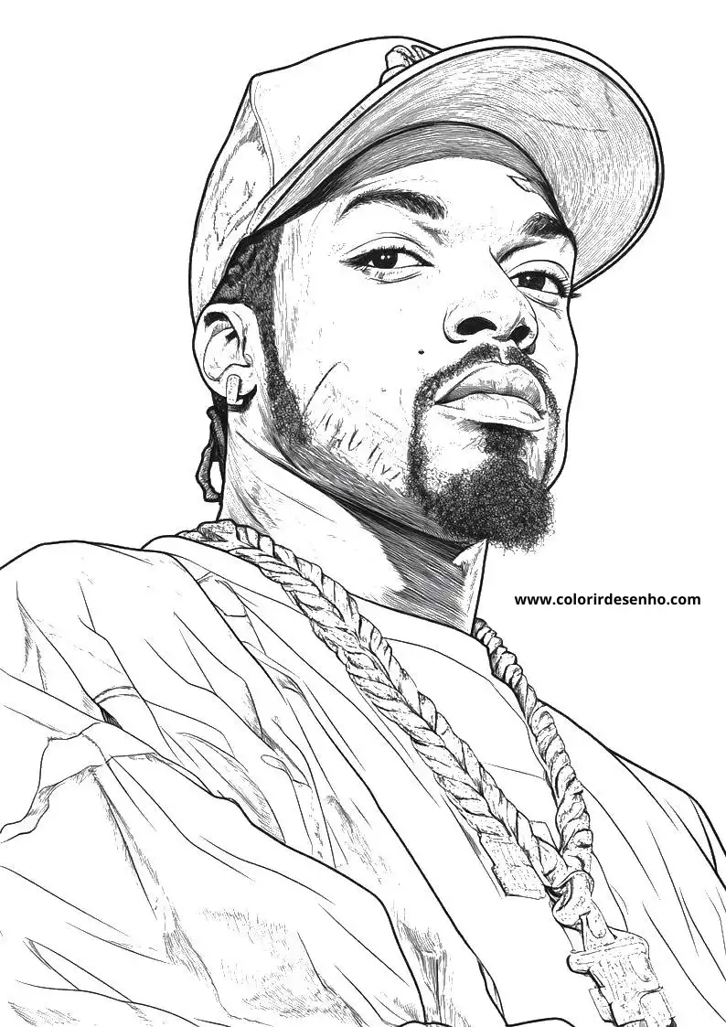 Free Printable Hip Hop Coloring Pages in PDF 5