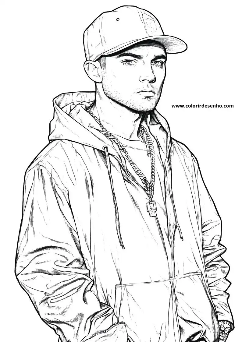 Free Printable Hip Hop Coloring Sheets 2