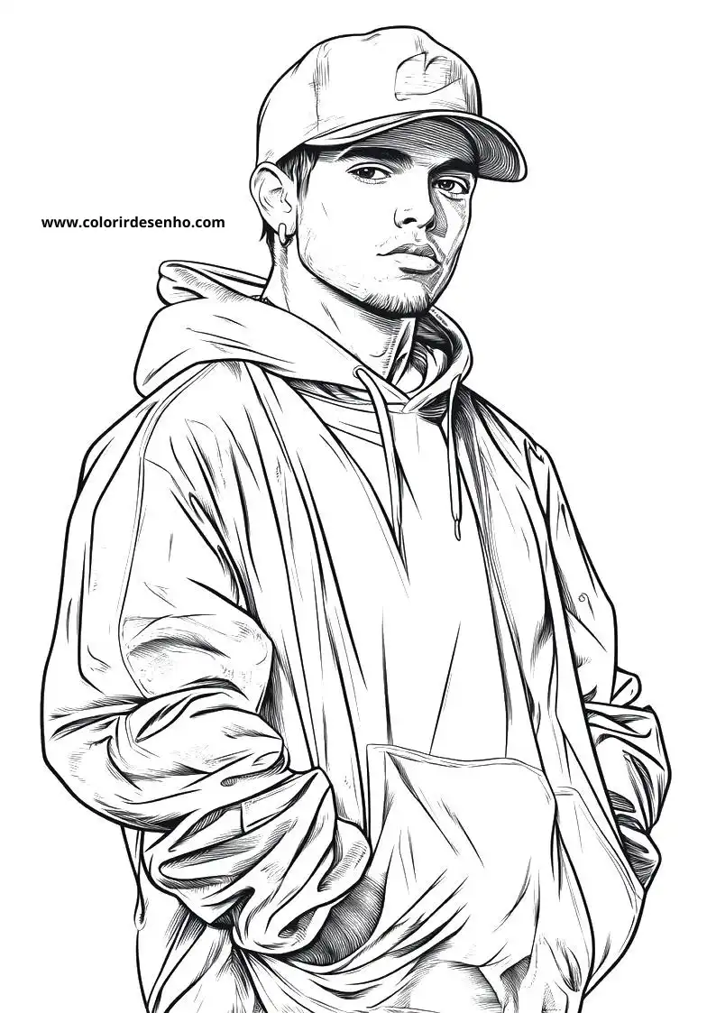 Free Printable Hip Hop Coloring Sheets 3