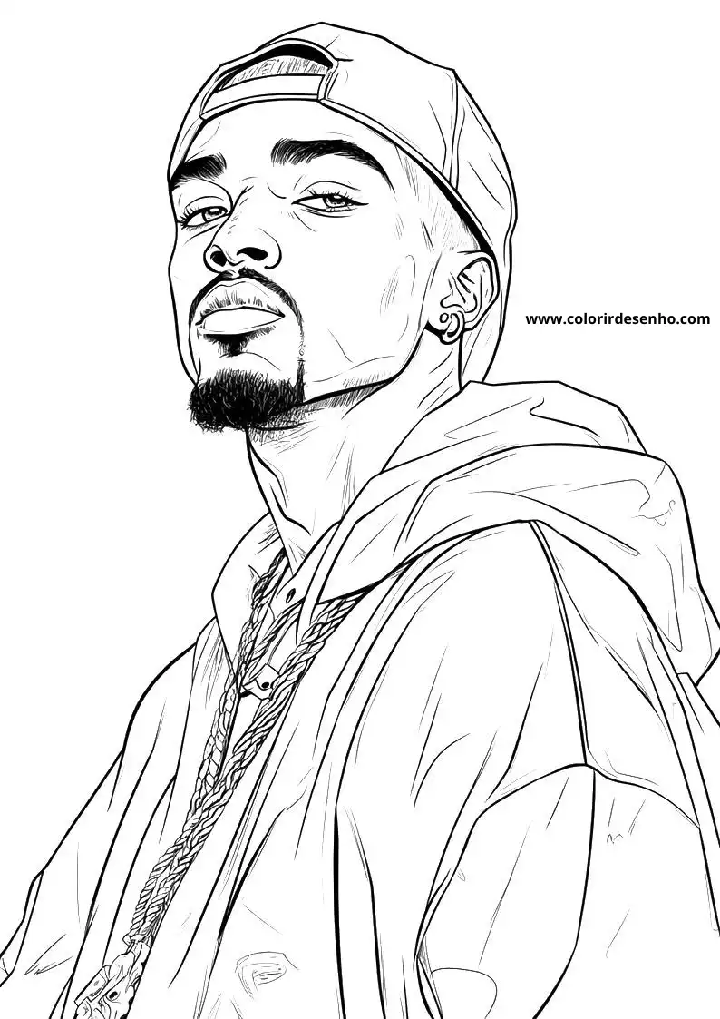 Free Printable Hip Hop Coloring Sheets 5