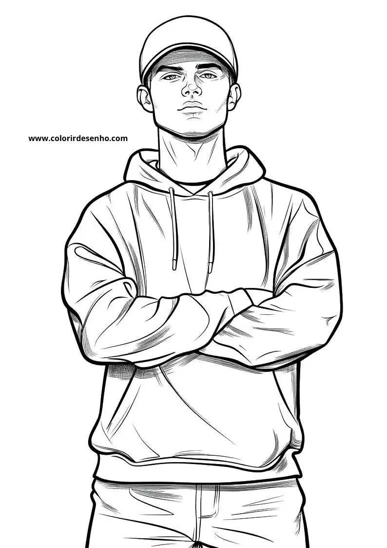 Free Printable Hip Hop Coloring Sheets 8