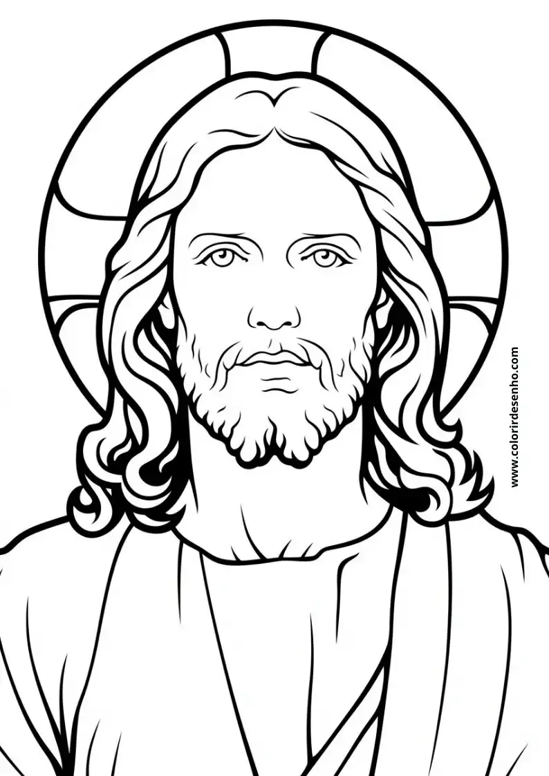 Free Printable Jesus Christ Coloring Pages in PDF 4