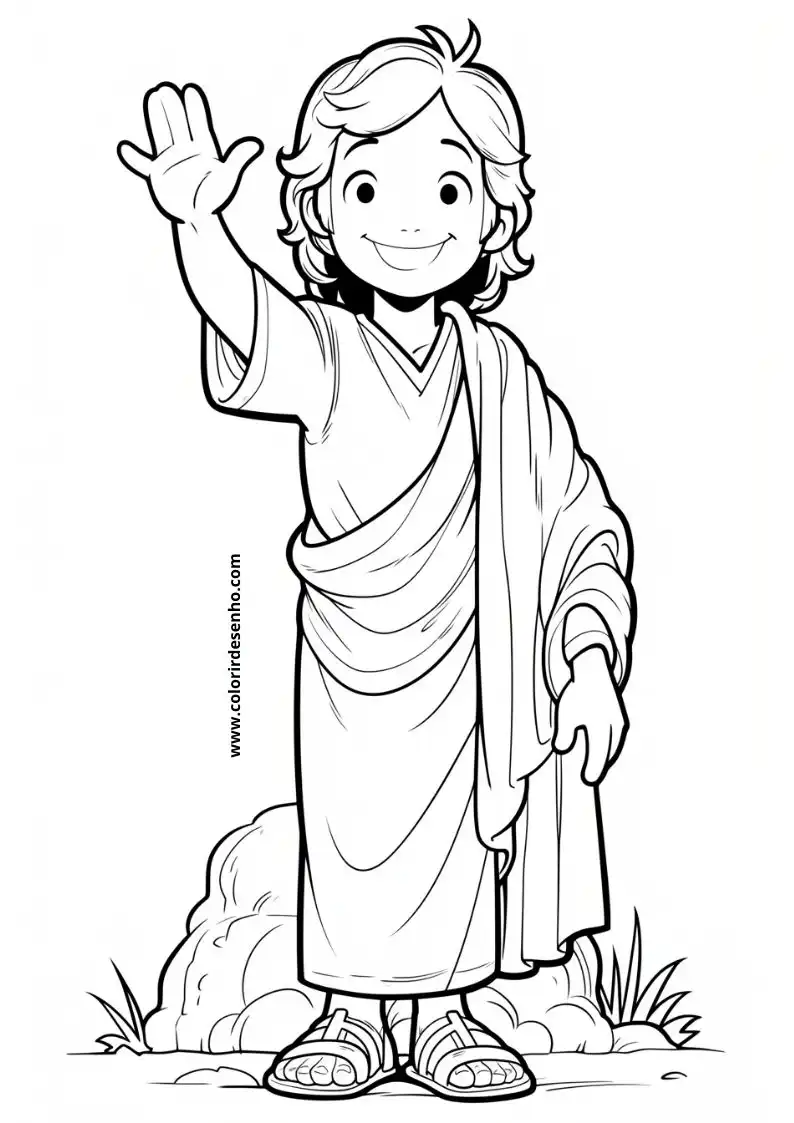 Free Printable Jesus Christ Coloring Pages in PDF 5