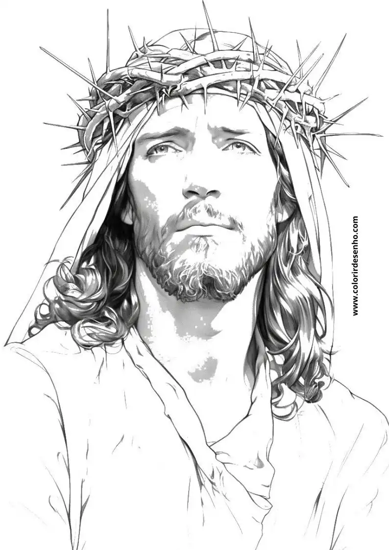 Free Printable Jesus Christ Coloring Sheets 1