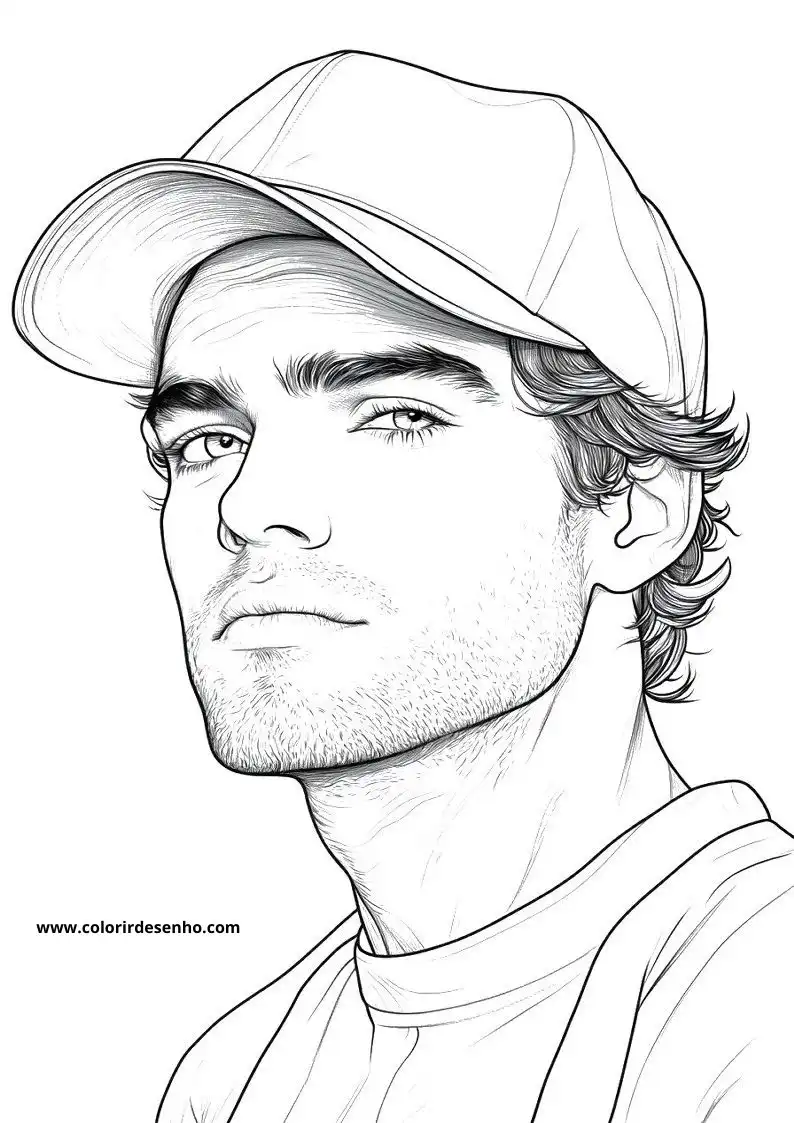 Free Printable Man Coloring Sheets 15