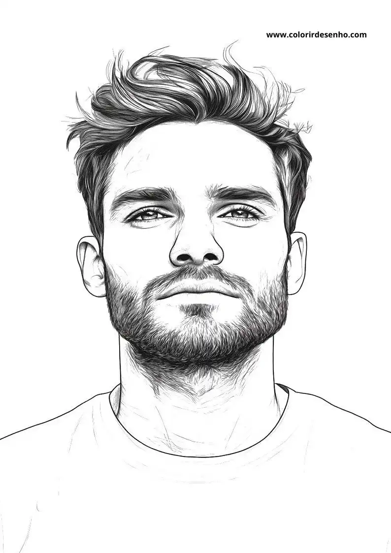 Free Printable Man Coloring Sheets 18
