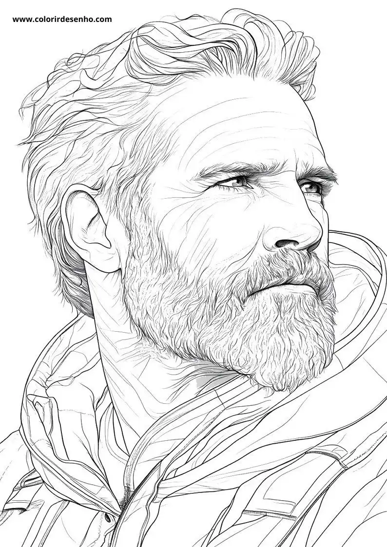 Free Printable Man Coloring Sheets 19