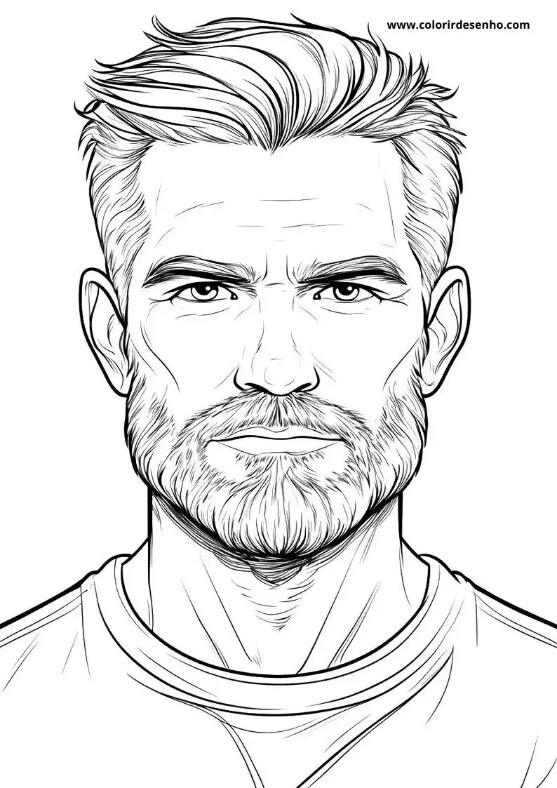 Free Printable Man Coloring Sheets 27