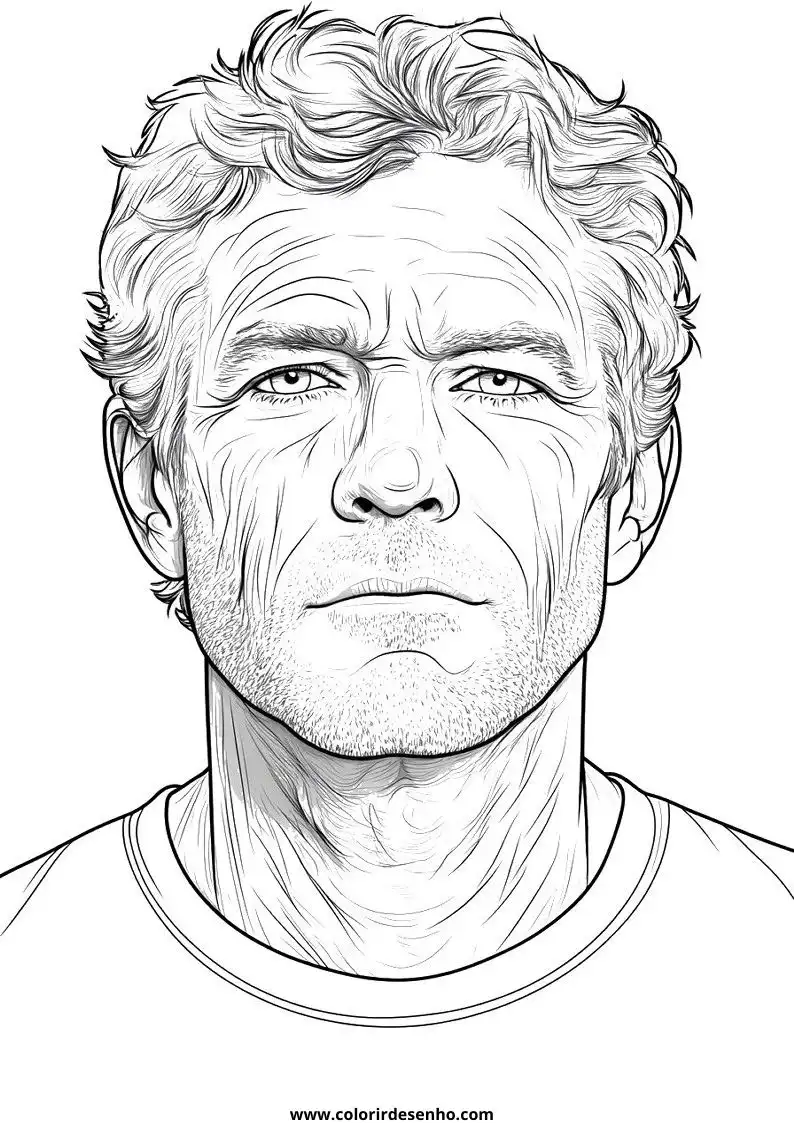 Free Printable Man Coloring Sheets 28