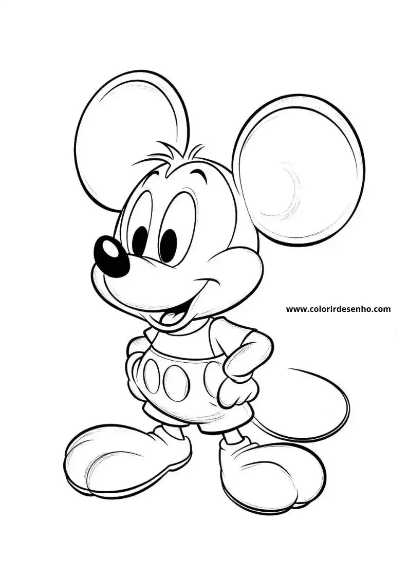 Free Printable Mouse Coloring Pages in PDF 1