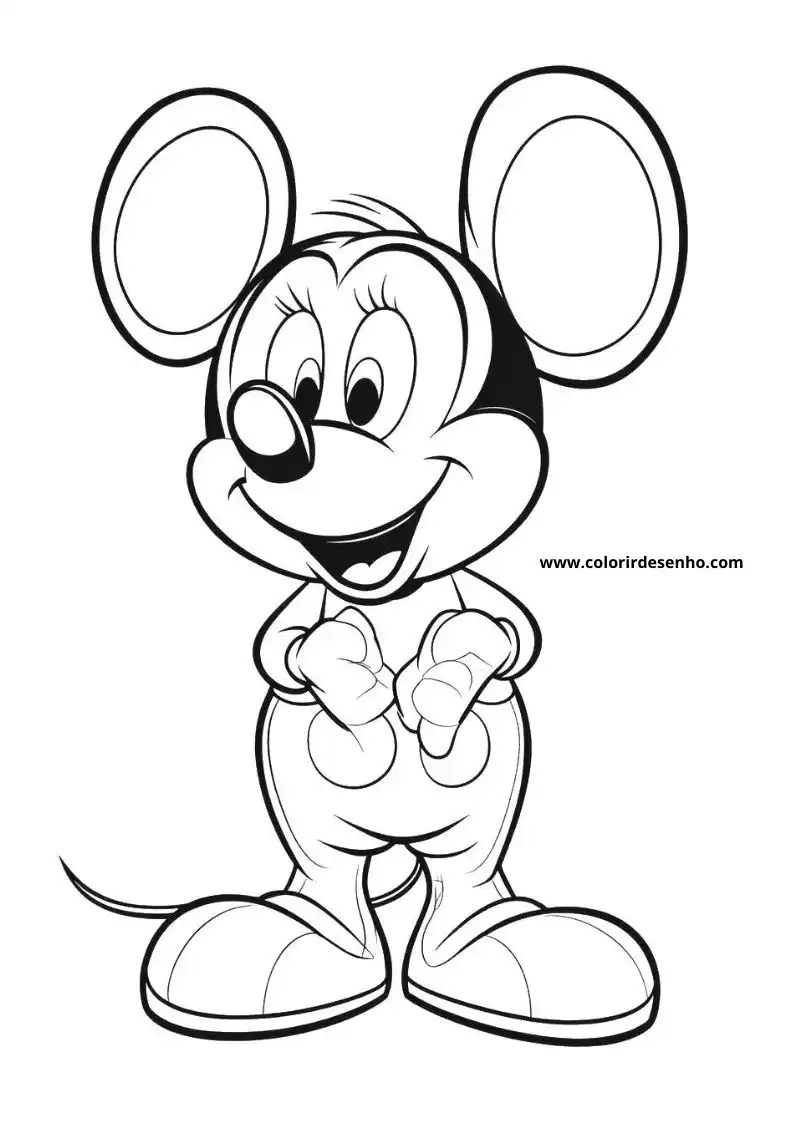 Free Printable Mouse Coloring Pages in PDF 2