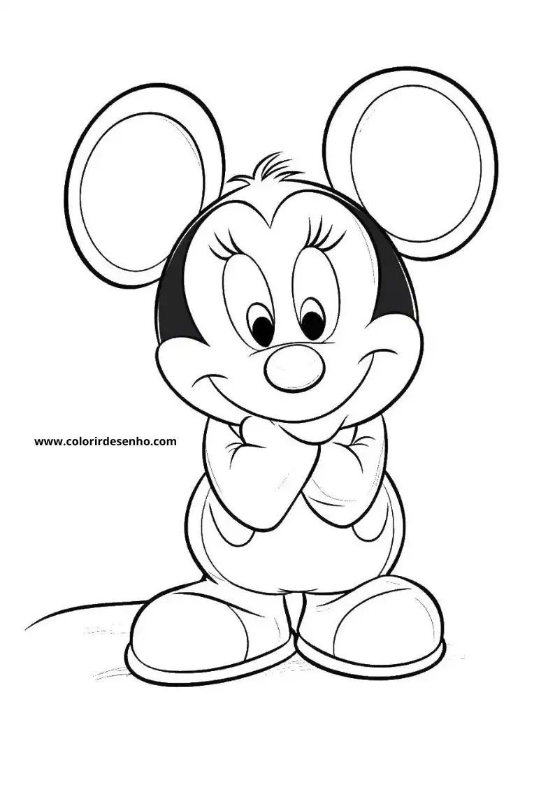 Free Printable Mouse Coloring Pages in PDF 27