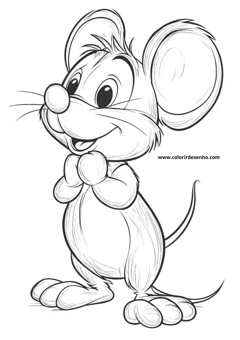 Free Printable Mouse Coloring Sheets 3