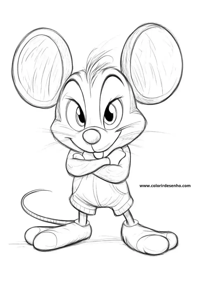 Free Printable Mouse Coloring Sheets 5