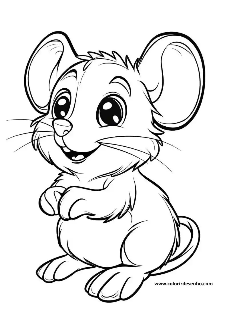 Free Printable Mouse Coloring Sheets 7