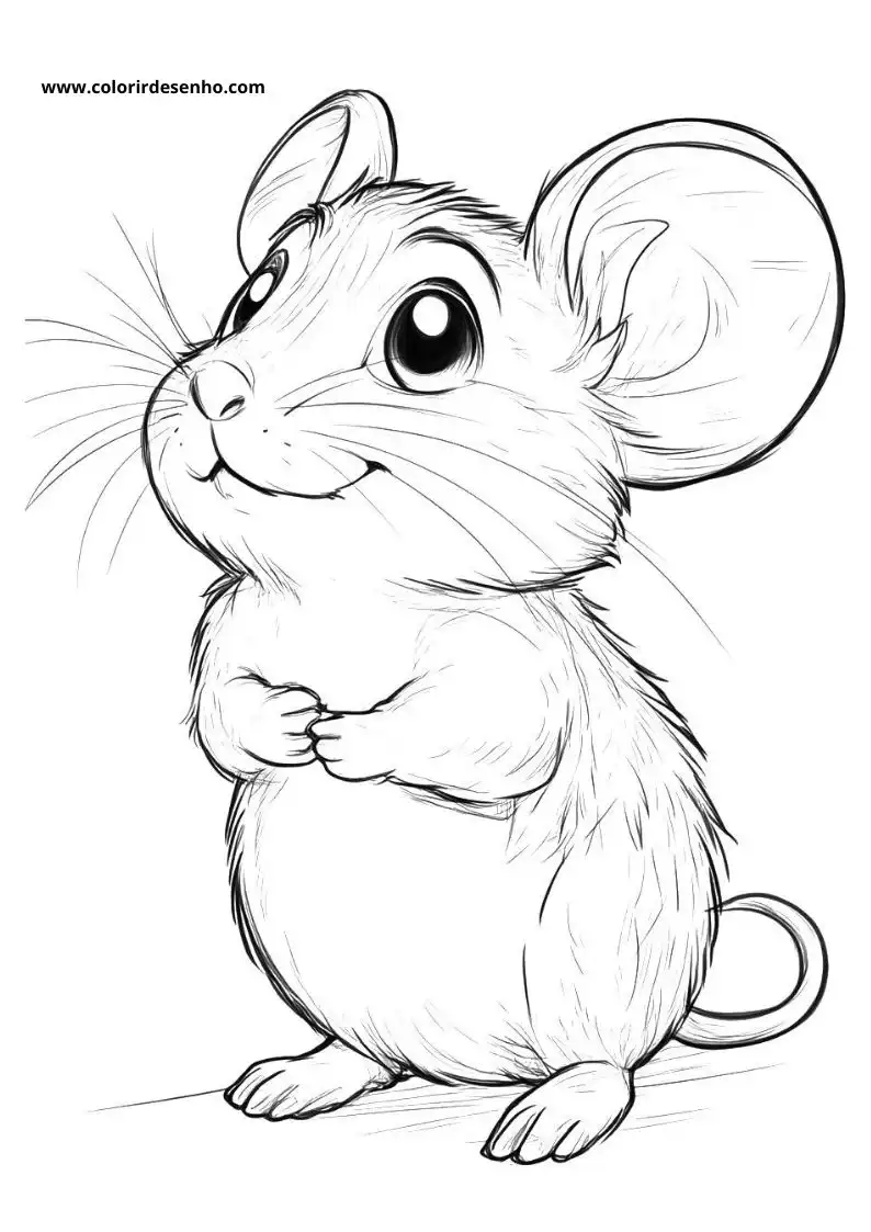 Free Printable Mouse Coloring Sheets 8