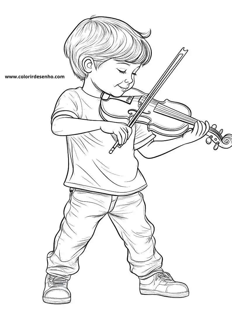 Free Printable Music Coloring Pages in PDF 5