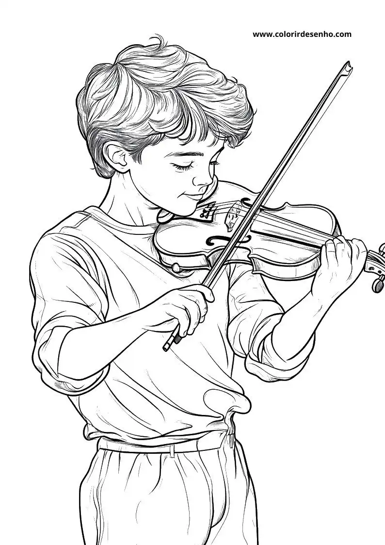 Free Printable Music Coloring Pages in PDF 6