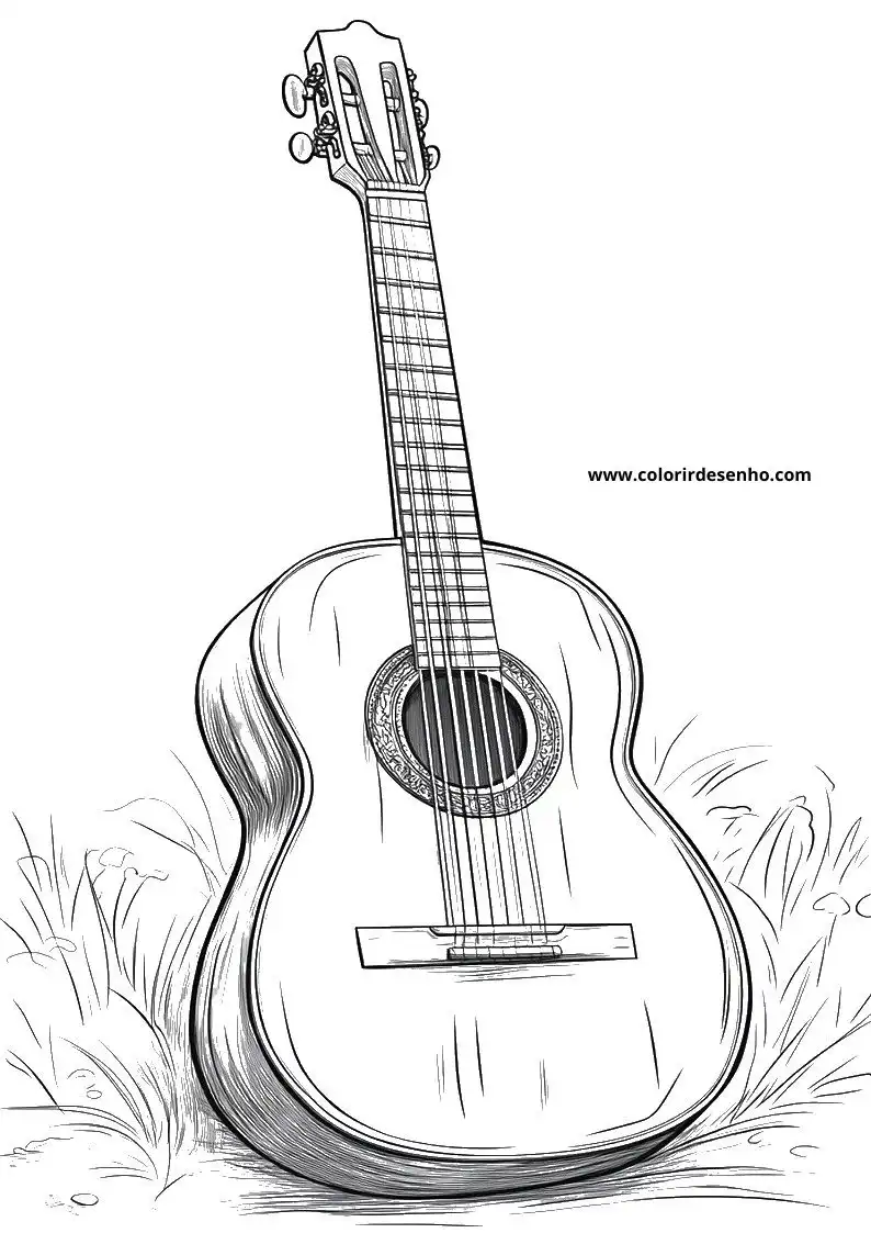 Free Printable Music Coloring Pages in PDF 7
