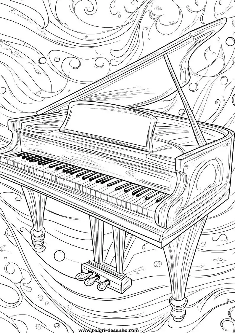 Free Printable Music Coloring Sheets 4