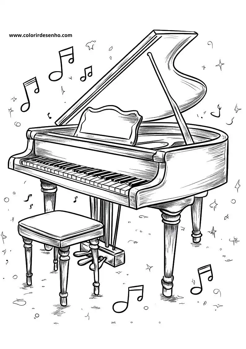 Free Printable Music Coloring Sheets 7