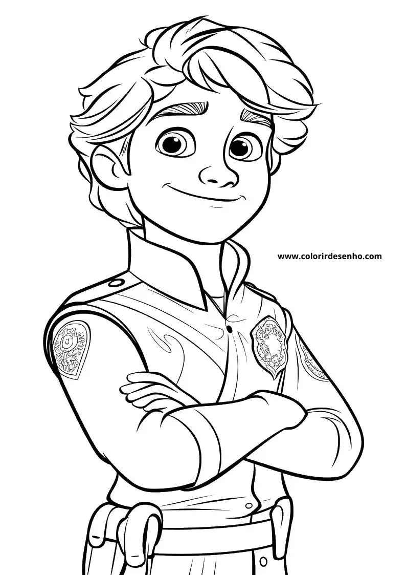 Free Printable Police Coloring Pages in PDF 3