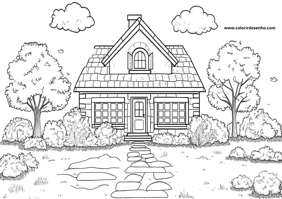Free Printable School Coloring Pages in PDF 1