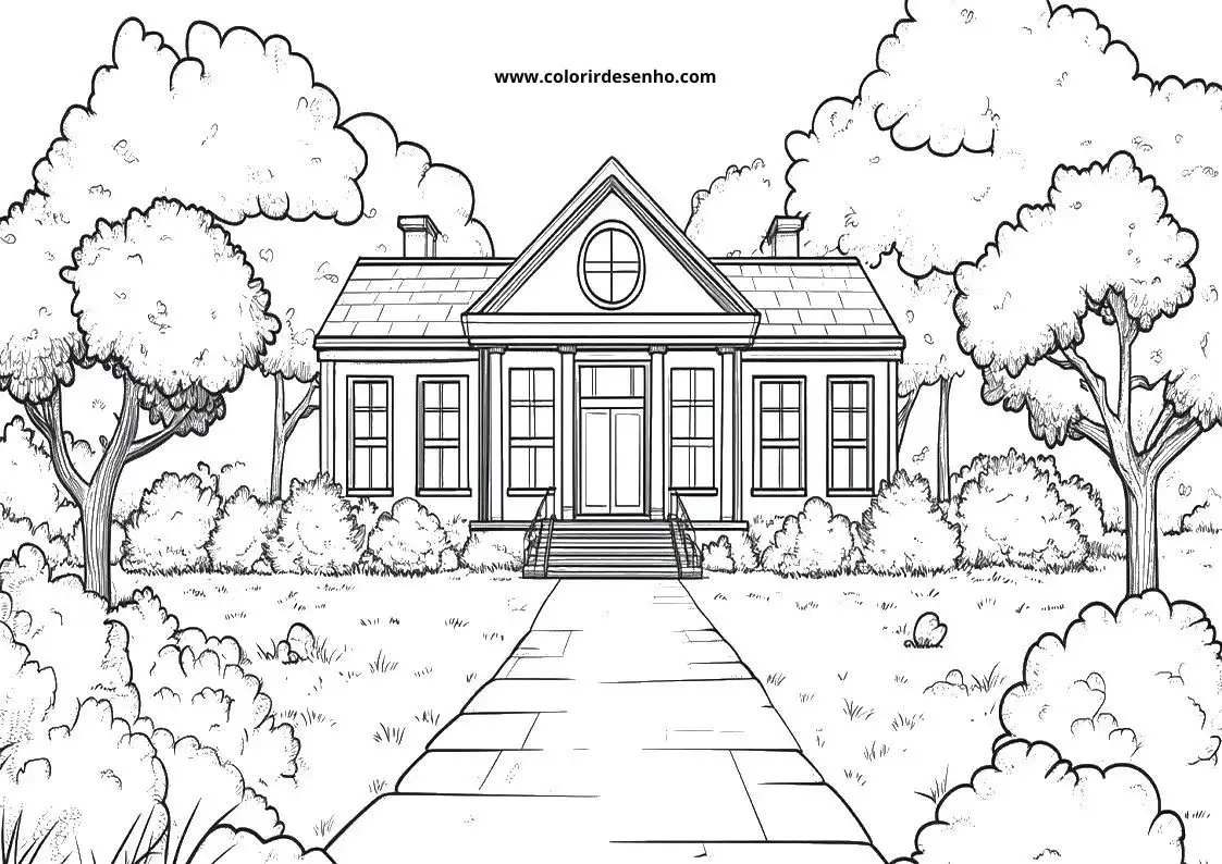 Free Printable School Coloring Pages in PDF 3