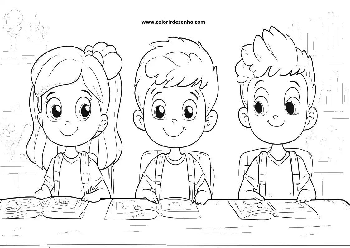 Free Printable School Coloring Pages in PDF 5