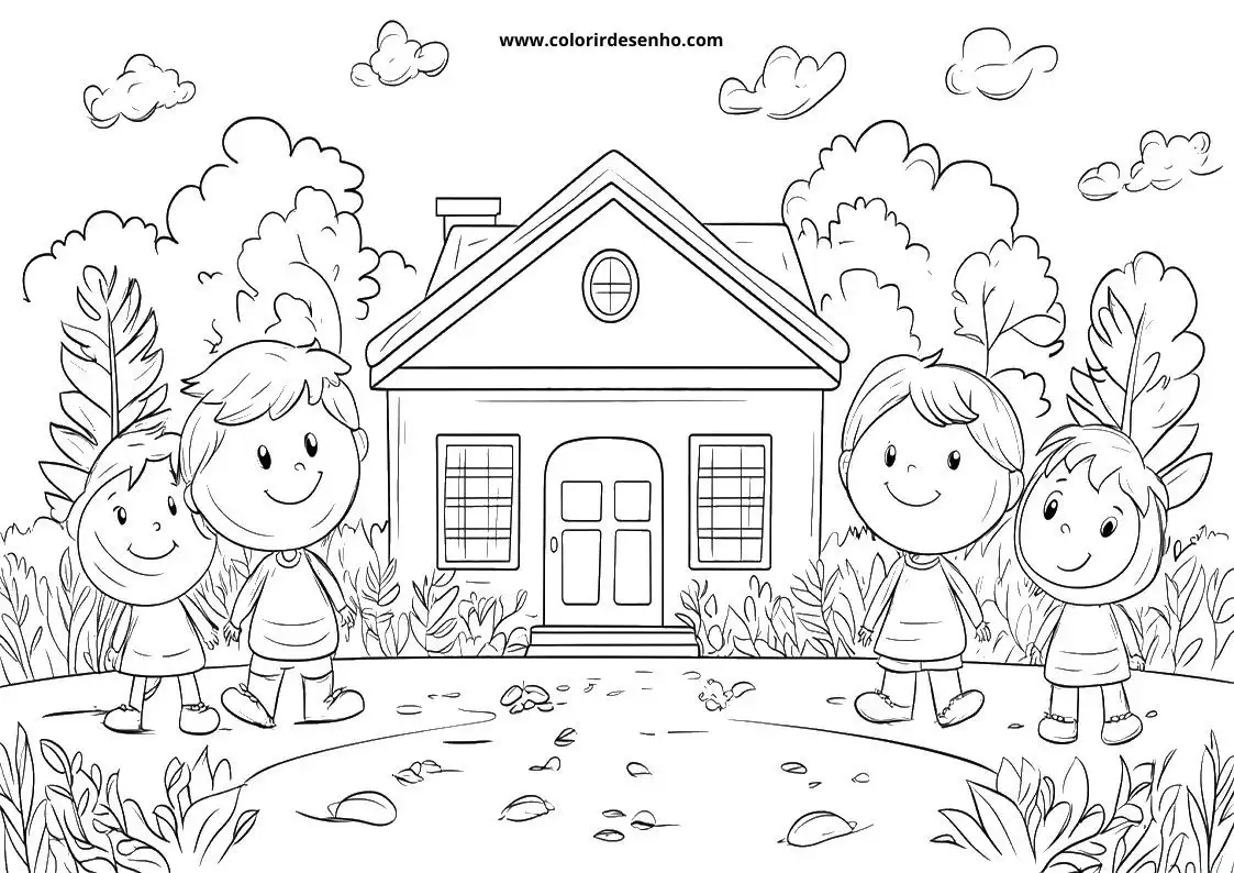 Free Printable School Coloring Sheets 11
