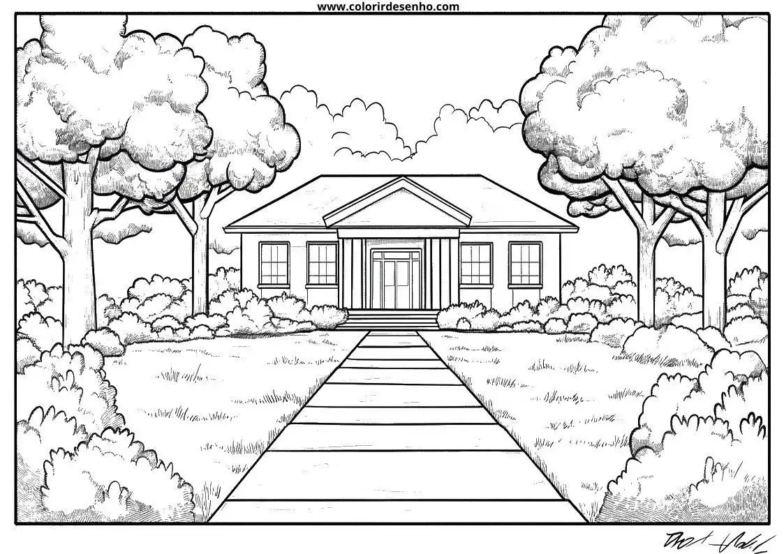 Free Printable School Coloring Sheets 17