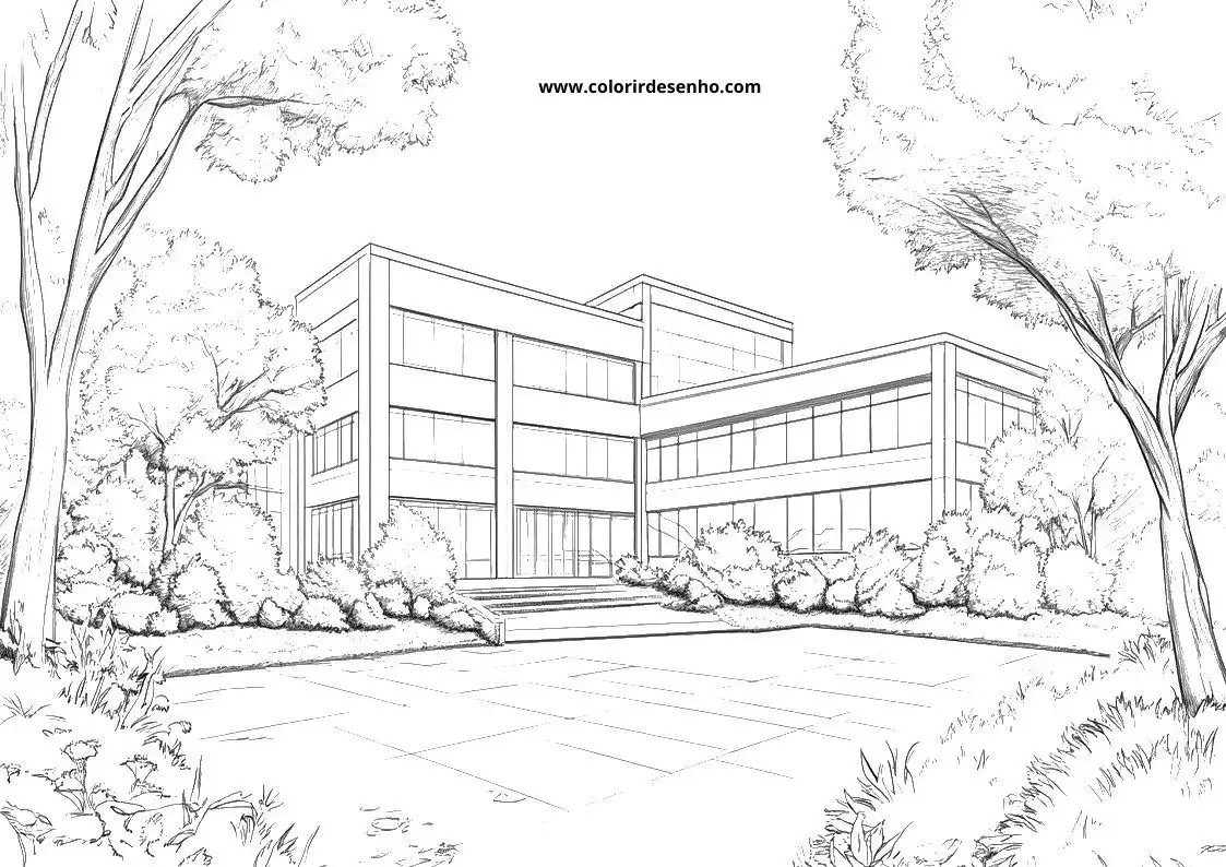 Free Printable School Coloring Sheets 19