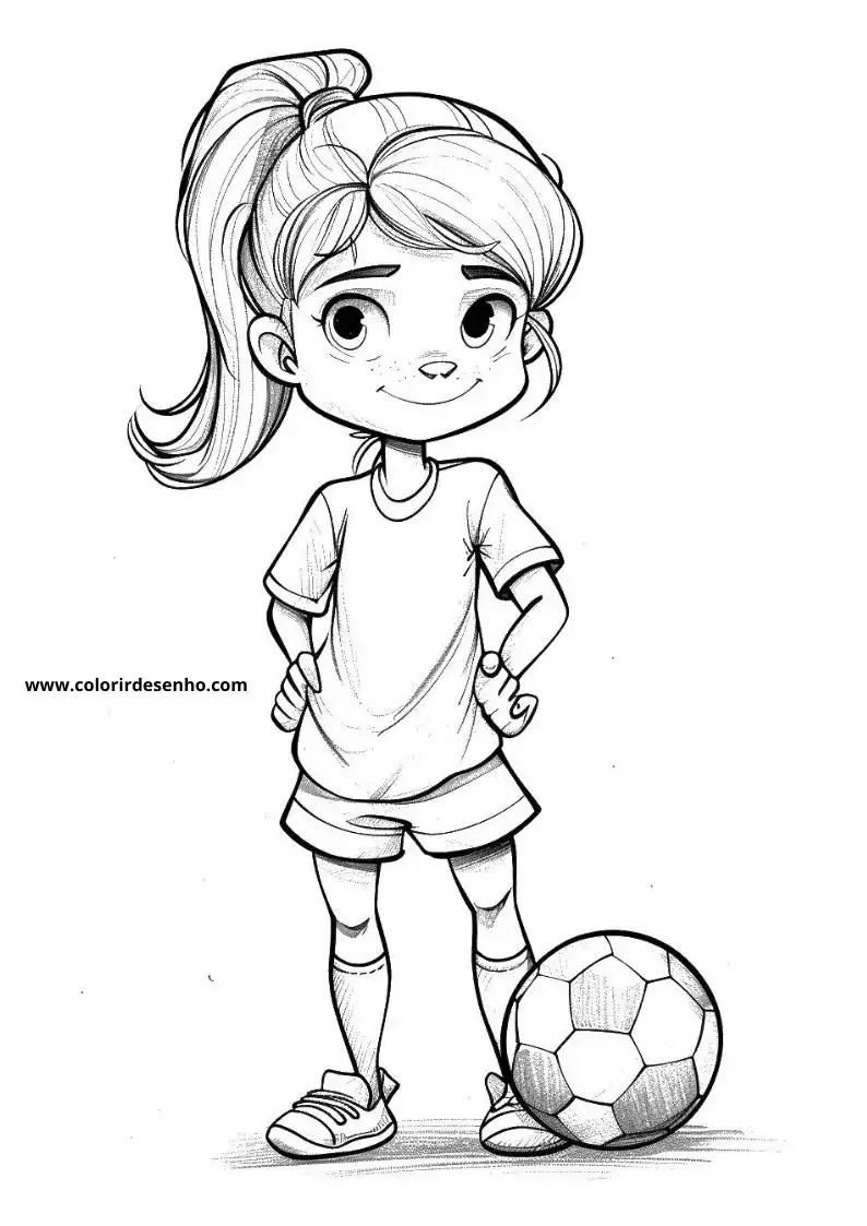 Free Printable Soccer Coloring Pages in PDF 37