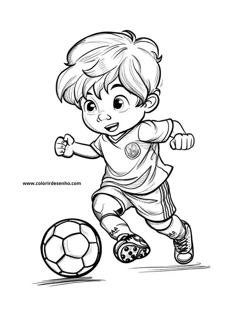 Free Printable Soccer Coloring Pages in PDF 39