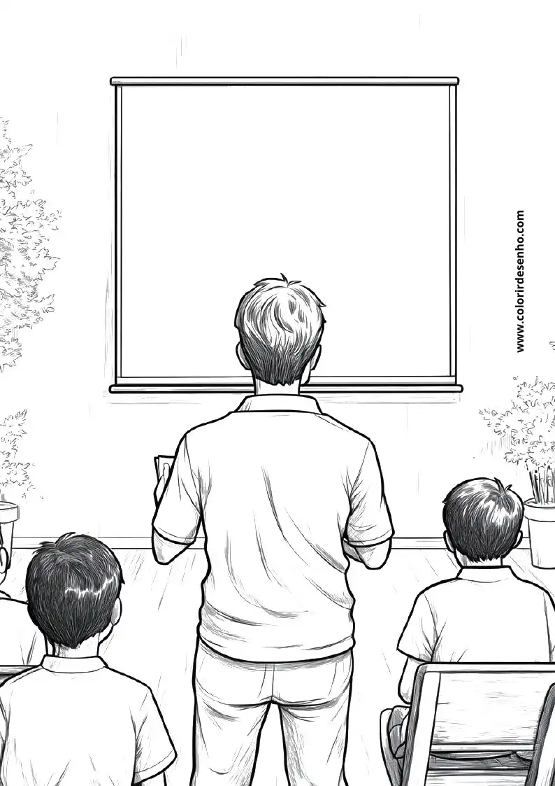 Free Printable Teacher Coloring Sheets 13